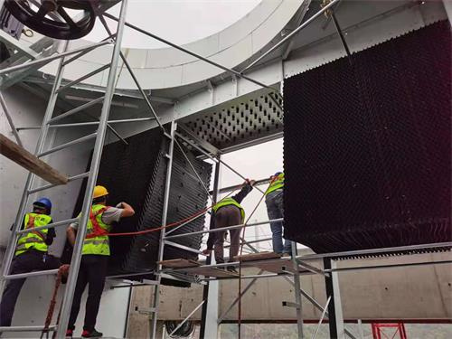 封闭式冷却塔形成的水垢如何清洗